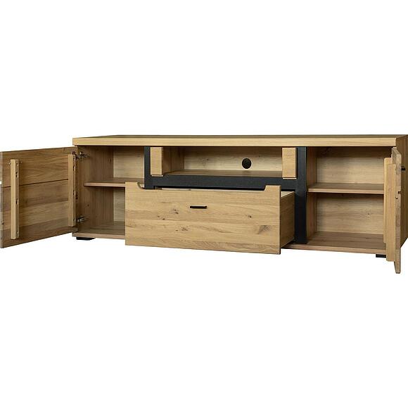 Тумба ТВ «Сонос Сити» П8.0572.0.32, Основной материал: массив дуба, Цвет: Дуб натуральный (Tymba_Tv_Sonos_P572-32_dyb_natyralnii-chern-1.jpg) Тумба ТВ «Сонос Сити» П8.0572.0.32, Основной материал: массив дуба, Цвет: Дуб натуральный