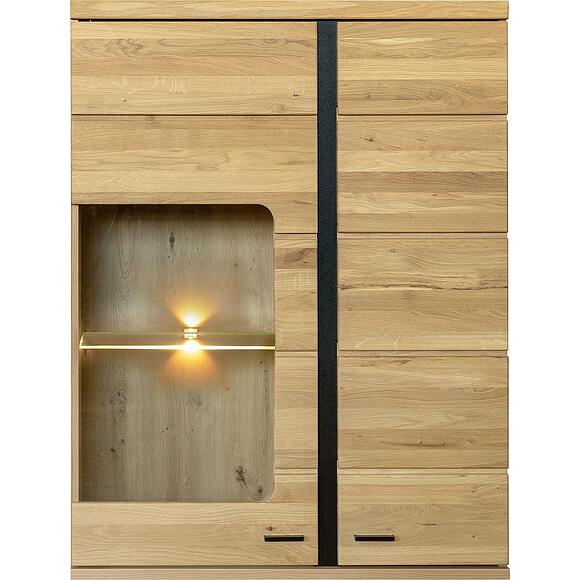 Шкаф навесной «Сонос Сити» П8.0572.0.11, Основной материал: массив дуба, Цвет: Дуб натуральный (Shkaf_navesnoi_Sonos_P572-11_dyb_natyralnii-cherni-1.jpg) Шкаф навесной «Сонос Сити» П8.0572.0.11, Основной материал: массив дуба, Цвет: Дуб натуральный