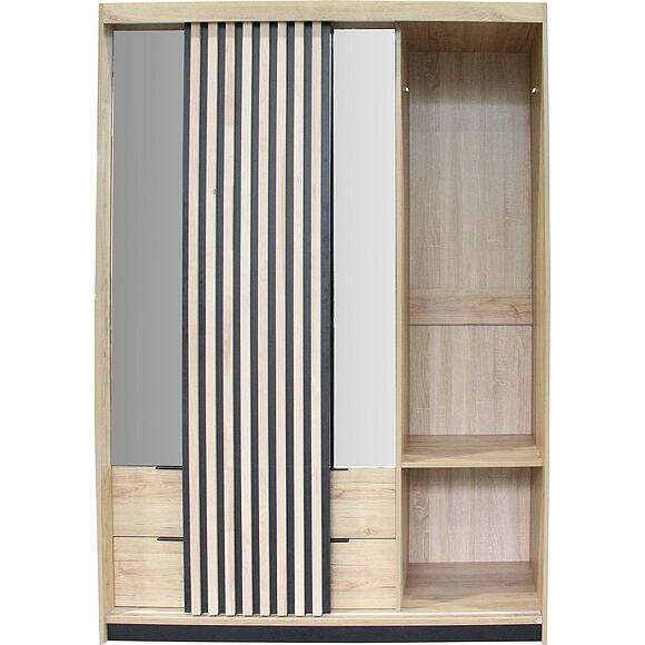 Шкаф для одежды 3Д «Деко» БМ2.776.1.44-01 (2.776.1.03-01), Основной материал: ЛДСП, Цвет: Дуб наварра (IMG_3310-kopiya.jpg) Шкаф для одежды 3Д «Деко» БМ2.776.1.44-01 (2.776.1.03-01), Основной материал: ЛДСП, Цвет: Дуб наварра