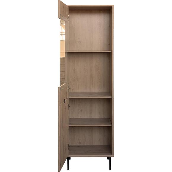 Шкаф-витрина «Кен» П3.596.0.01-01, Основной материал: ЛДСП, Цвет: Дуб Онтарио