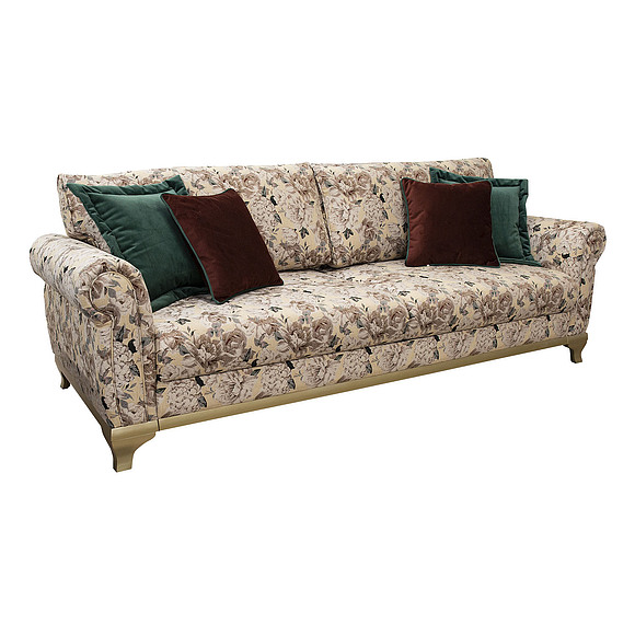 3-х местный диван «Фландер» (3м), Основной материал: ткань, Группа ткани: 20 группа, Механизм трансформации: с механизмом