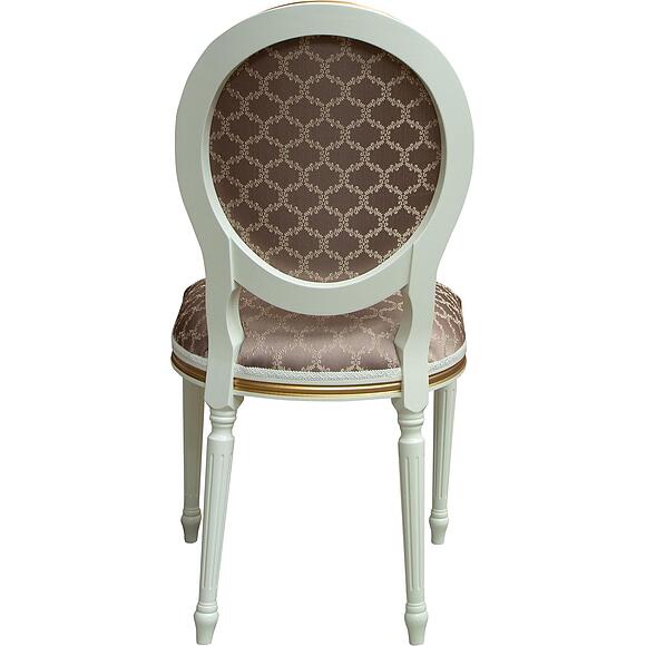 Стул «Премиум М 3101» П5.0170.5.01, Основной материал: ткань, Цвет: Слоновая кость с золочением