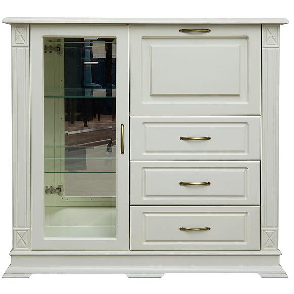 Тумба «Верди Классик» П1.0487.0.16, Основной материал: массив дуба, Цвет: Слоновая кость