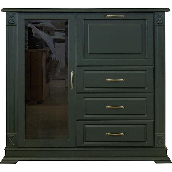 Тумба «Верди Классик» П1.0487.0.16, Основной материал: массив дуба, Цвет: Грин