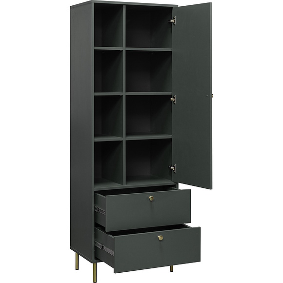 Шкаф «Скай» П6.112.0.01, Основной материал: ЛДСП, Цвет: Базальт (Shkaf_Skai_P6-112-0-01_bazalt__.jpg) Шкаф «Скай» П6.112.0.01, Основной материал: ЛДСП, Цвет: Базальт