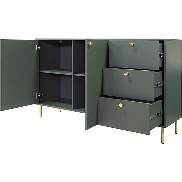 Тумба «Скай» П6.112.0.03, Основной материал: ЛДСП, Цвет: Базальт