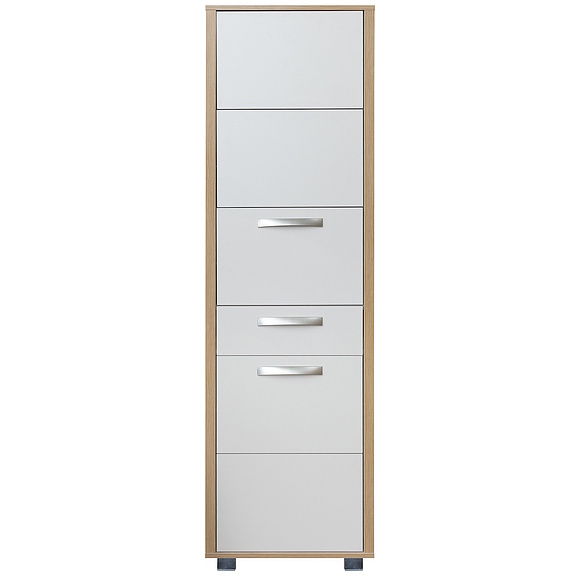 Тумба для обуви «Акцент» П3.595.3.07, Цвет: Персидский жемчуг + Дуб Мадуро