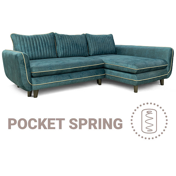 Угловой диван «Кант» (2МL/R.6R/L), Основной материал: ткань, Группа ткани: 20 группа