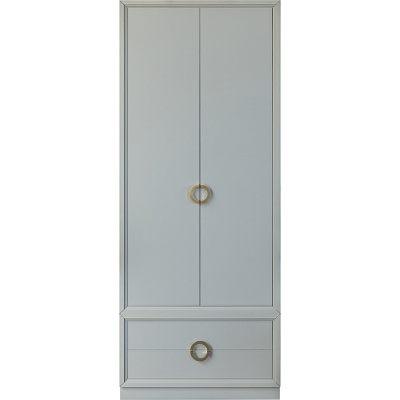 Шкаф для одежды 2д «Флора» П6.980.1.01, Основной материал: ЛДСП, Цвет: Пепел (Shkaf_dlya_odezhdi_Flora_P6-980-1-01_pepel.jpg) Шкаф для одежды 2д «Флора» П6.980.1.01, Основной материал: ЛДСП, Цвет: Пепел