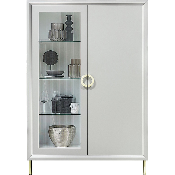 Шкаф 2д «Флора» П6.980.0.03, Основной материал: ЛДСП, Цвет: Пепел (Shkaf_Flora_P6-980-0-03_pepel__.jpg) Шкаф 2д «Флора» П6.980.0.03, Основной материал: ЛДСП, Цвет: Пепел