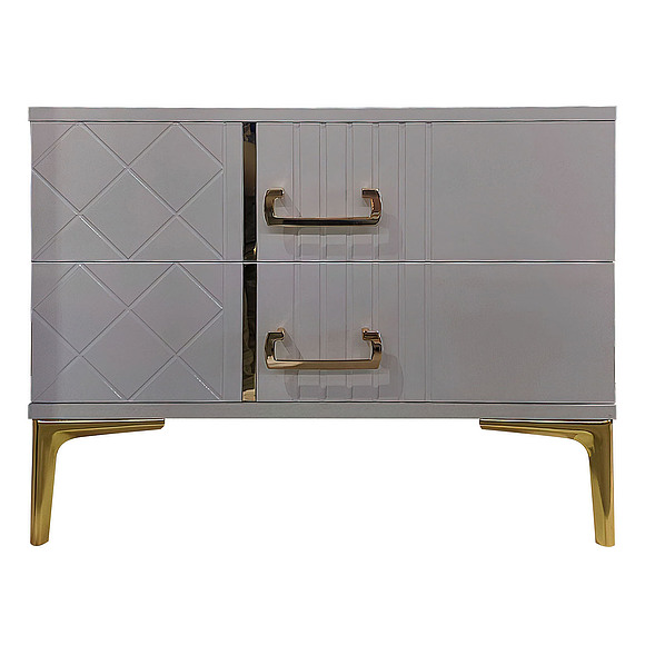 Тумба прикроватная «Стамбул» БМ2.773.1.28(-01), Основной материал: ЛДСП+МДФ, Цвет: Белый глянец