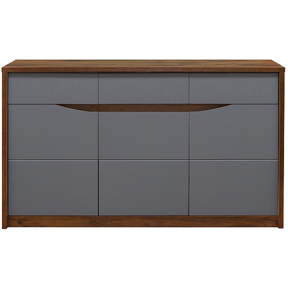 Тумба «Монако» П510.03, Основной материал: МДФ+ПВХ, Цвет: Дуб Саттер+Серый Мокко