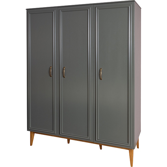 Шкаф для одежды 3д «Дольче» П3.597.1.03, Цвет: Базальт + Дуб рустикаль (Shkaf_dlya_odezhdi_3D_Dolche_P3-597-1-03_Bazalt-Dub_Rustikal.jpg) Шкаф для одежды 3д «Дольче» П3.597.1.03, Цвет: Базальт + Дуб рустикаль