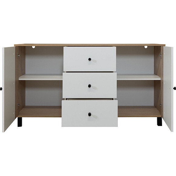 Комод «Ардо» П3.598.0.07, Цвет: Белый - Дуб мадура