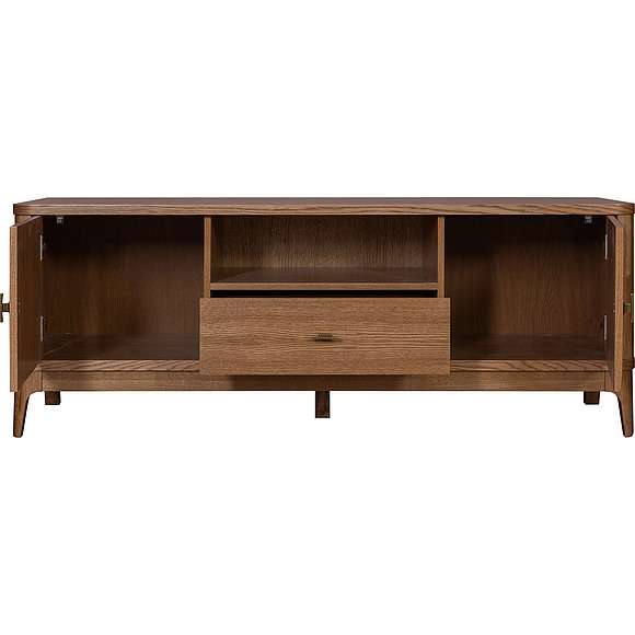 Тумба ТВ «Армани» П1.135.0.10, Основной материал: массив (сращенный мебельный щит) дуба, Цвет: Дуб альпийский