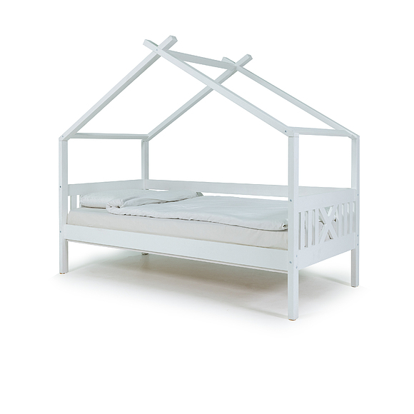 Кровать «Джульетта» - Только онлайн, Основной материал: массив сосны, Цвет: Белый, Спальное место: 2000х900 мм