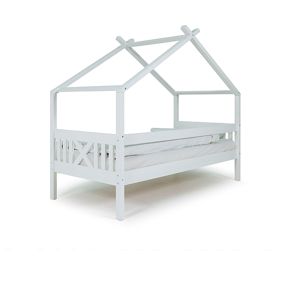 Кровать «Джульетта» - Только онлайн, Основной материал: массив сосны, Цвет: Белый, Спальное место: 2000х900 мм