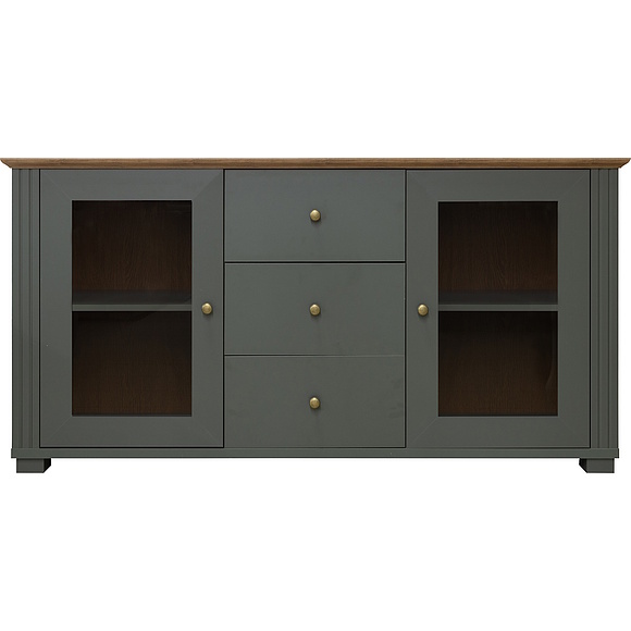 Тумба «Джио» П7.060.0.21, Основной материал: ЛДСП, Цвет: Базальт + Кедр Орегон