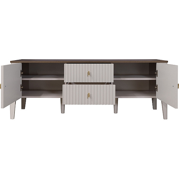 Тумба «Шарли» П6.116.0.02, Основной материал: МДФ, Цвет: Шарли керамика + Жемчужный сатин