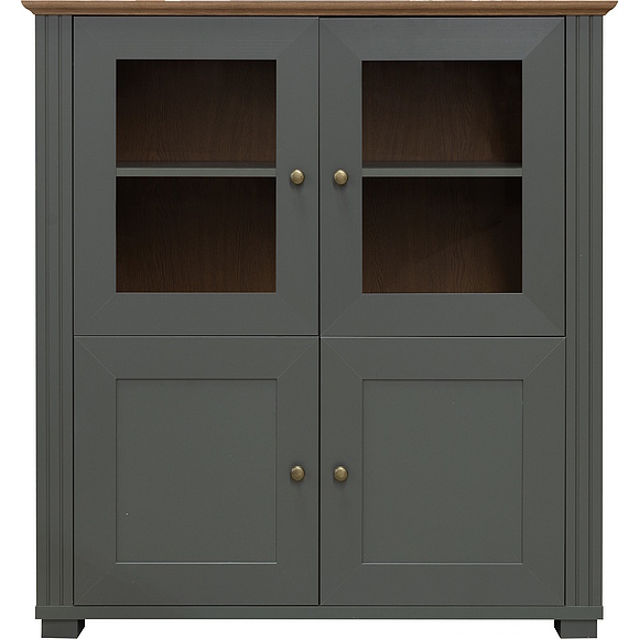 Тумба «Джио» П7.060.0.22, Основной материал: ЛДСП, Цвет: Базальт + Кедр Орегон