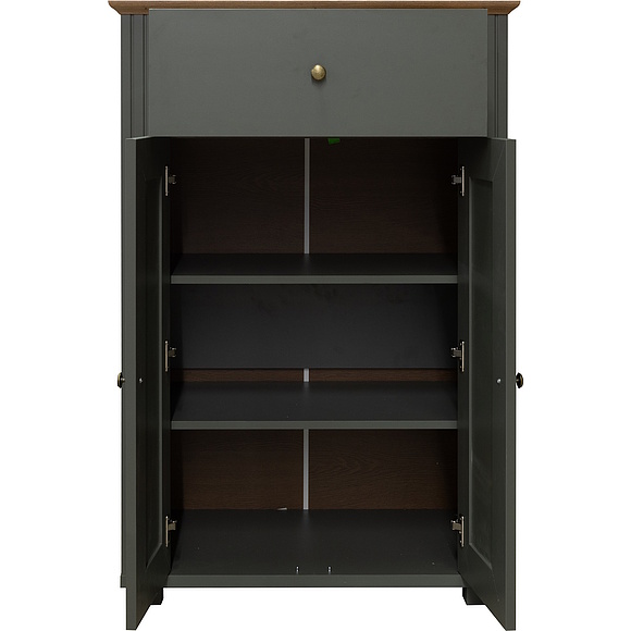 Тумба «Джио» П7.060.0.23, Основной материал: ЛДСП, Цвет: Базальт + Кедр Орегон