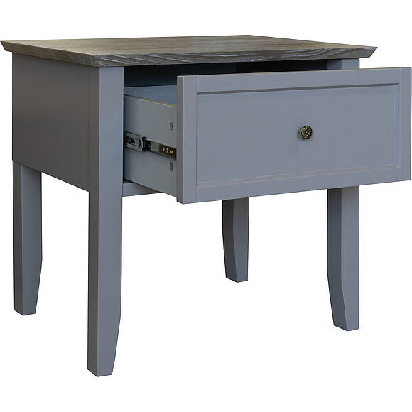 Тумба прикроватная  «Гарда» БМ2.779.1.30, Основной материал: массив сосны, Цвет: Нирвана