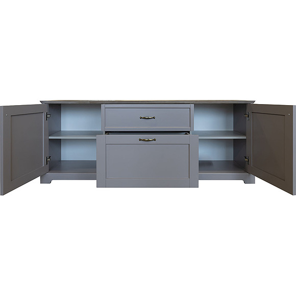 Тумба ТВ «Гарда» БМ2.779.0.33, Основной материал: массив сосны, Цвет: Нирвана