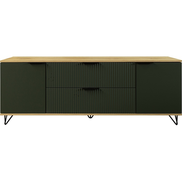 Тумба «Рокси» П6.948.0.07, Основной материал: ЛДСП, Цвет: Грин Софт+Дуб Кантри золотой