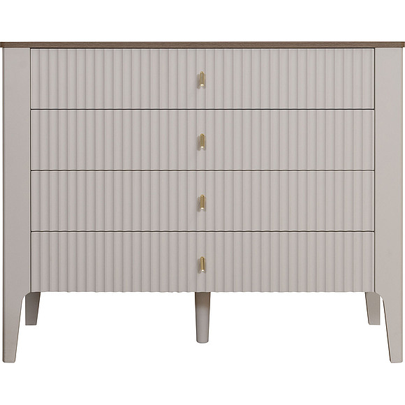 Комод «Шарли» П6.116.1.02, Основной материал: МДФ, Цвет: Шарли керамика + Жемчужный сатин (6T3A8553-kopiya.jpg) Комод «Шарли» П6.116.1.02, Основной материал: МДФ, Цвет: Шарли керамика + Жемчужный сатин