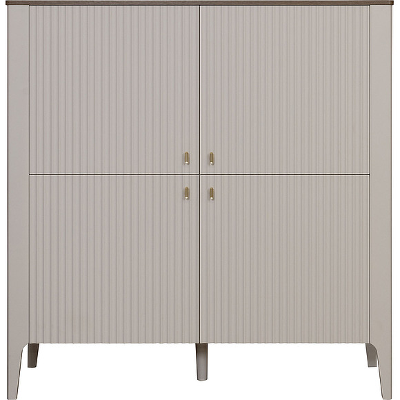 Тумба «Шарли» П6.116.0.06, Основной материал: МДФ, Цвет: Шарли керамика + Жемчужный сатин