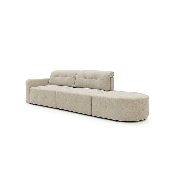 Диван секционный «Микс» (1ML.1MR.6R), Основной материал: ткань, Группа ткани: 20 группа