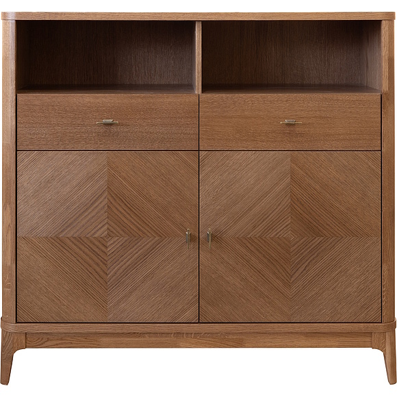 Тумба «Армани» П1.135.0.04, Основной материал: массив (сращенный мебельный щит) дуба, Цвет: Дуб альпийский