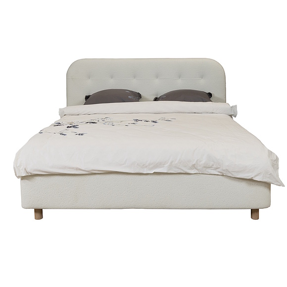 Кровать 2-16 «Поинт» БМ2.665.1.04 , Основной материал: ЛДСП, Цвет: Дуб мадура, Спальное место: 2000x1600 мм, Размер: 2130x1736x1130