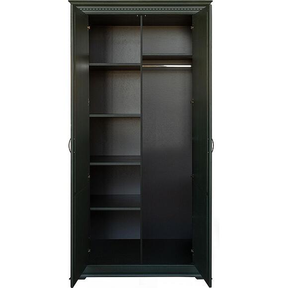 Шкаф для одежды «Верди Классик» П3.0487.3.10 - Только онлайн, Основной материал: массив дуба, Цвет: Грин