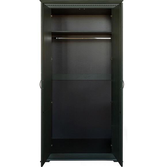 Шкаф для одежды 2д «Верди Классик» П3.0487.1.26 - Только онлайн, Основной материал: массив дуба, Цвет: Грин