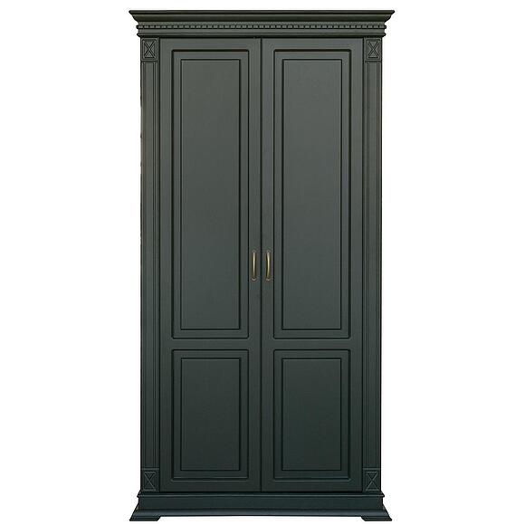 Шкаф для одежды 2д «Верди Классик» П3.0487.1.26 - Только онлайн, Основной материал: массив дуба, Цвет: Грин