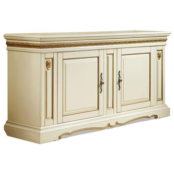 Тумба «Милана 2/1с» П4.265.0.21(265.21с), Цвет: Слоновая кость с золочением (tumba_milana_2-1_p265_21_slon_kost_zoloto_2.jpg) Тумба «Милана 2/1с» П4.265.0.21(265.21с), Цвет: Слоновая кость с золочением