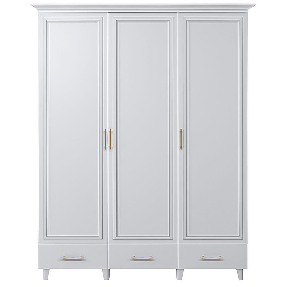 Шкаф для одежды 3Д «Сати» П7.057.1.16, Основной материал: ЛДСП, Цвет: Белый