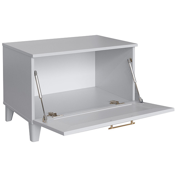 Тумба для обуви «Сати» П7.057.3.29, Основной материал: ЛДСП, Цвет: Белый