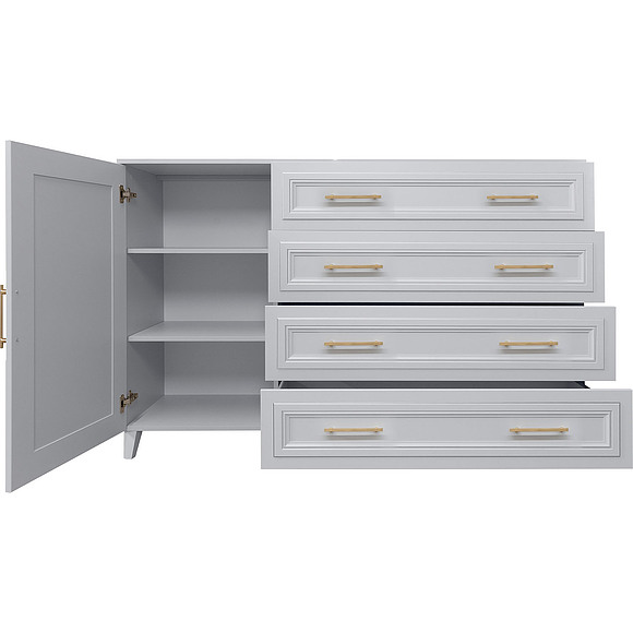 Тумба «Сати» П7.057.1.28, Основной материал: ЛДСП, Цвет: Белый