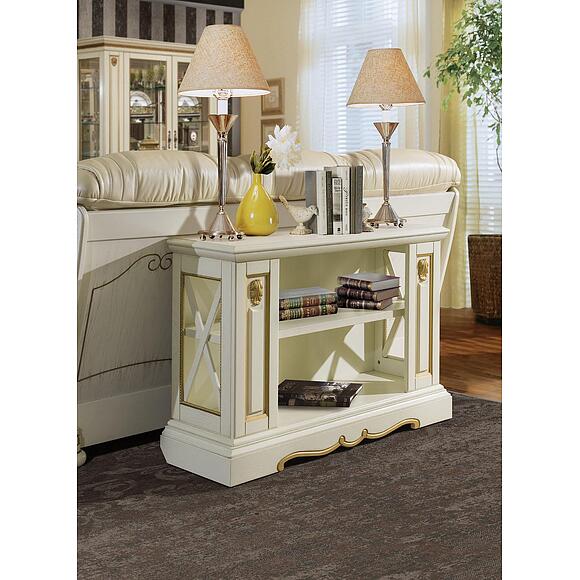 Тумба «Милана 6с» П4.265.0.06(265.06с), Цвет: Слоновая кость с золочением