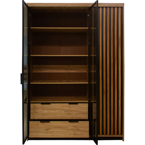 Шкаф для одежды «Деко» БМ2.776.1.86-01, Основной материал: ЛДСП, Цвет: Дуб наварра