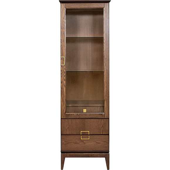 Шкаф «Монблан» П4.145.0.02, Основной материал: МДФ+шпон, Цвет: Табак