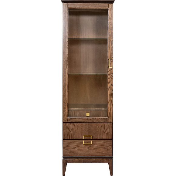 Шкаф «Монблан» П4.145.0.02-01, Основной материал: МДФ+шпон, Цвет: Табак