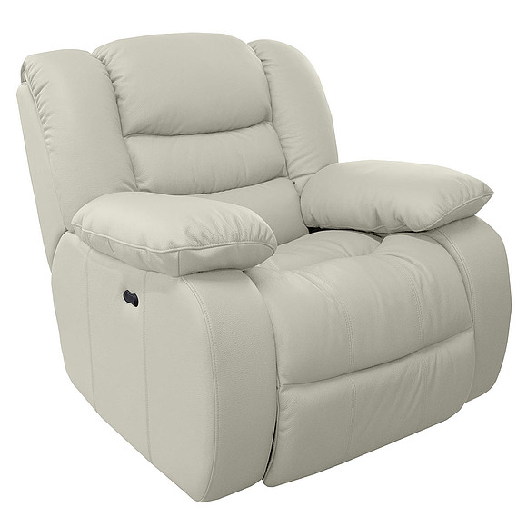 Кресло-реклайнер «Манчестер 1» (1E), Основной материал: натуральная кожа, Группа ткани: 120 группа, Механизм трансформации: с механизмом