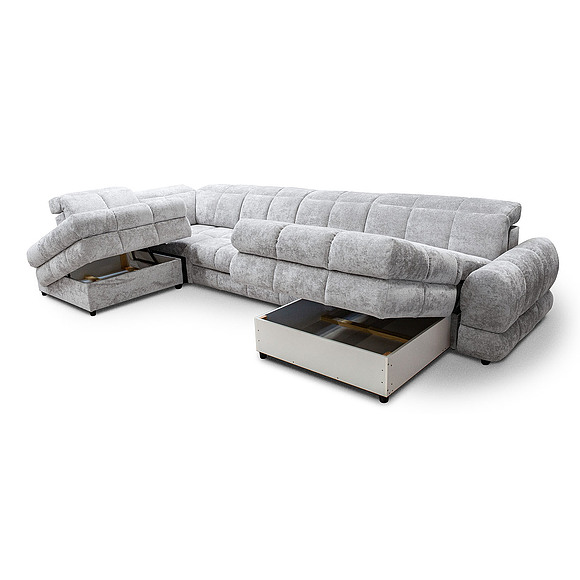 Corner sofa «Rossini» (4АL/R.90.20М.8МR/L), Onlay: 19 gr., Offer transformation: with mechanism