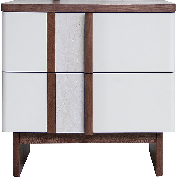 Тумба прикроватная  «Асти» БМ2.667.1.03, Основной материал: МДФ, крашеная, Цвет: Жасмин