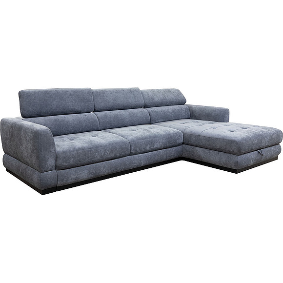Угловой диван «Мишель 2» (3ML/R.8MR/L), Основной материал: ткань, Группа ткани: 19 группа, Механизм трансформации: с механизмом