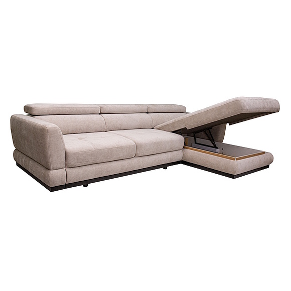 Угловой диван «Мишель 2» (3ML/R.8MR/L), Основной материал: ткань, Группа ткани: 19 группа, Механизм трансформации: с механизмом