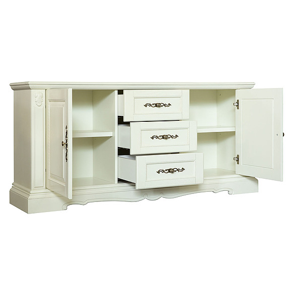 Тумба «Милана 3» П4.265.2.18(396.18), Цвет: Слоновая кость